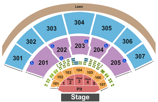 Xfinity Center Marilyn Manson Seating Chart