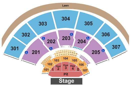 Xfinity Center Marilyn Manson Seating Chart